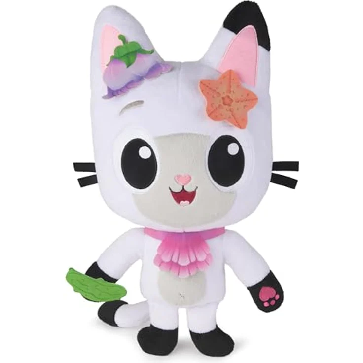 Gabby's Dollhouse interaktiver Plüsch Panda Pfötchen, 33cm mit 4 Zubehörteilen und Umhängetasche, für Kinder ab 3 Jahren – Bild 3