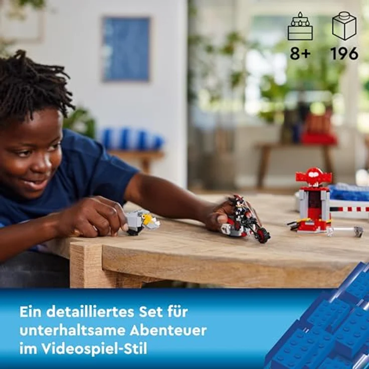 LEGO Sonic The Hedgehog Shadow The Hedgehog Flucht, Set mit Motorrad-Spielzeug und Figuren aus dem Videospiel, Geschenk für Gamer und Fans ab 8 Jahren, Fanartikel für Jungs und Mädchen 76995 – Bild 2