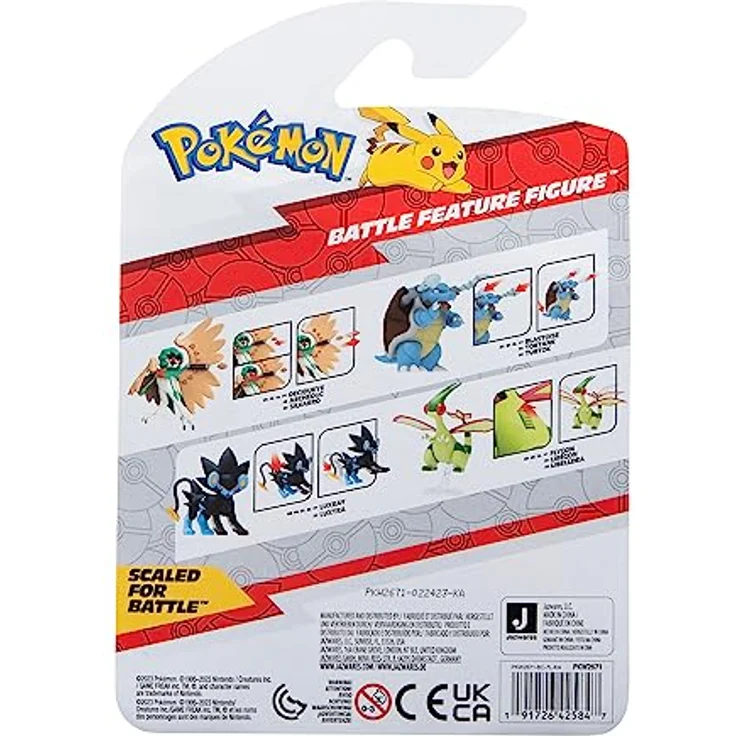 Pokémon PKW2671 - Battle Feature Figure - Libelldra, 11,5 cm bewegliche Sammelfigur mit Charakterkampf-Funktionen – Bild 5