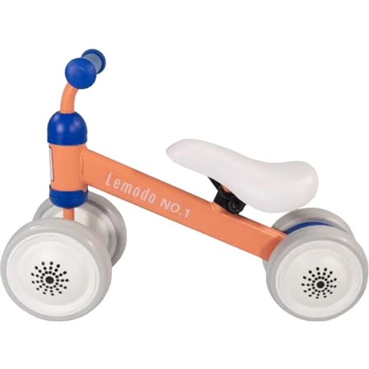 Lemodo Laufrad rot, Lauflernrad für Kleinkinder ab 1 Jahr, mit stabilem Metallrahmen und höhenverstellbarem Sitz, Balance Fahrrad ohne Pedale, max. Belastung 50kg – Bild 2
