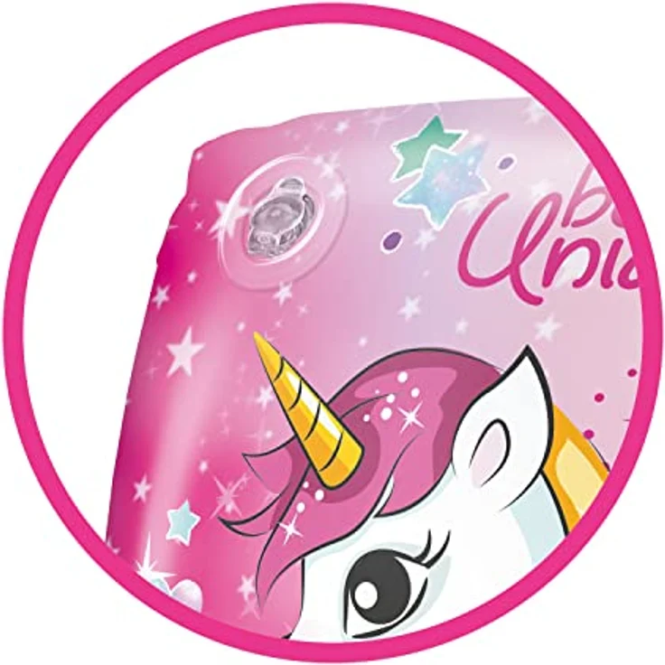Mondo Toys UNICORN Arm Bands - PVC-Schwimmhilfen für Kinder von 2 bis 6 Jahren, 2 Luftkammern, doppeltes Sicherheitsventil - Rosa – Bild 2