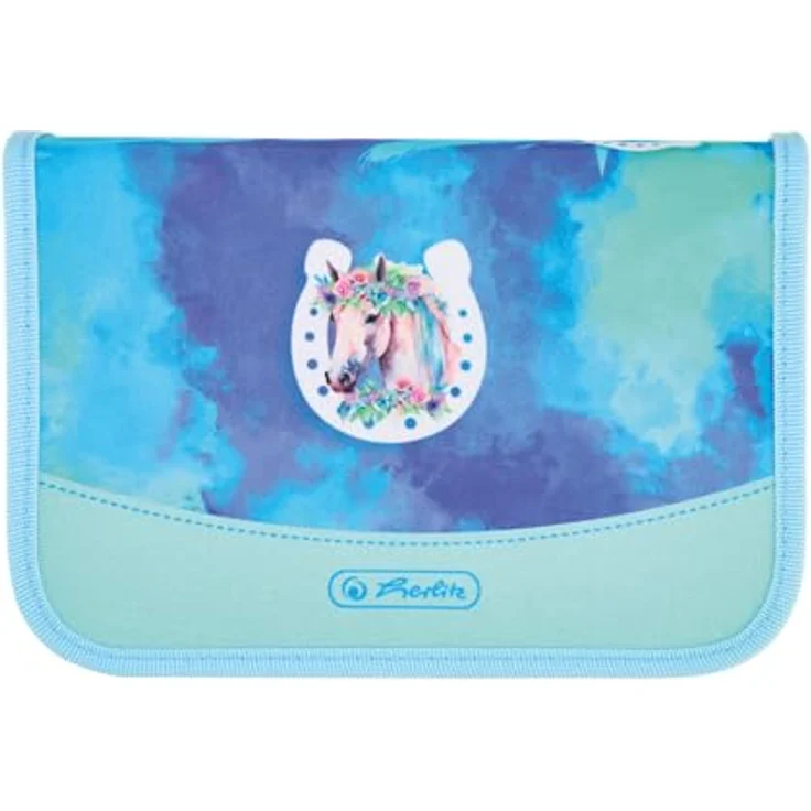 Herlitz Schulranzen Set Loop Plus Lucky Horse, 10-teiliges Set für Mädchen in pastellblau, ergonomisch und wasserabweisend – Bild 5