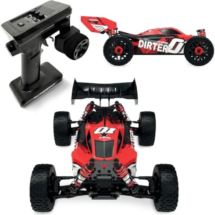 Overmax X-Atrox RC Auto 1:14 4WD Offroad Stadium Truck, Höchstgeschwindigkeit bis 50 km/h, Li-Po 1800 mAh, RTR, multifunktionaler Controller – Bild 1