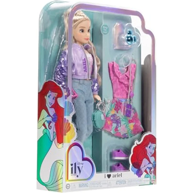 Jakks Pacific Disney ily 4EVER Arielle Puppe, ca. 29 cm, Ankleidepuppe – Bild 8