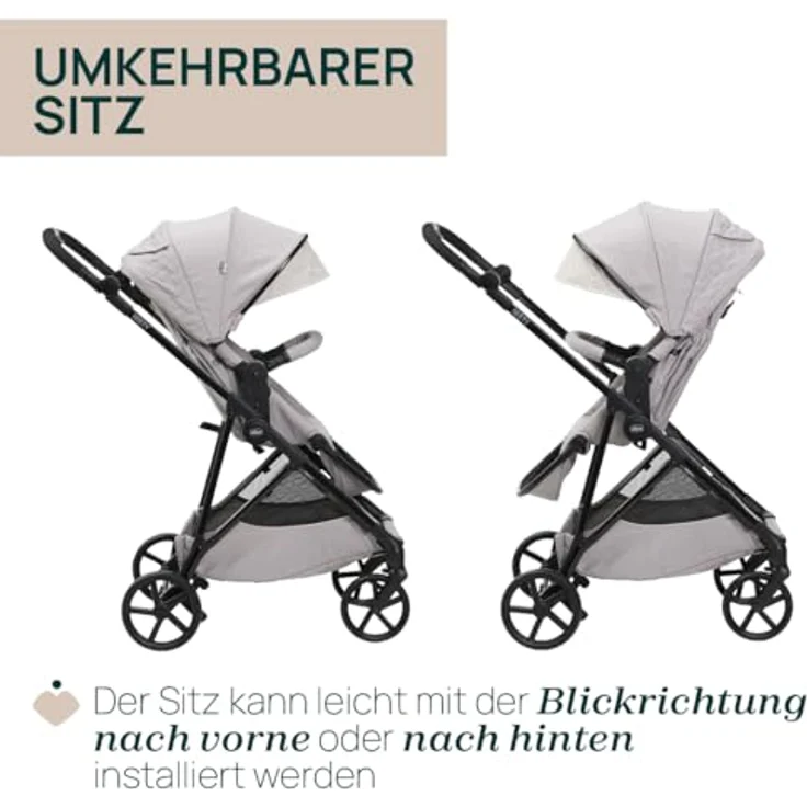 Chicco Seety Kinderwagen, leicht und kompakt, mit verstellbarer Rückenlehne, faltbar, UV50+ Sonnendach und Regenschutz, bis 22 kg, von 0 bis 4 Jahren – Bild 4