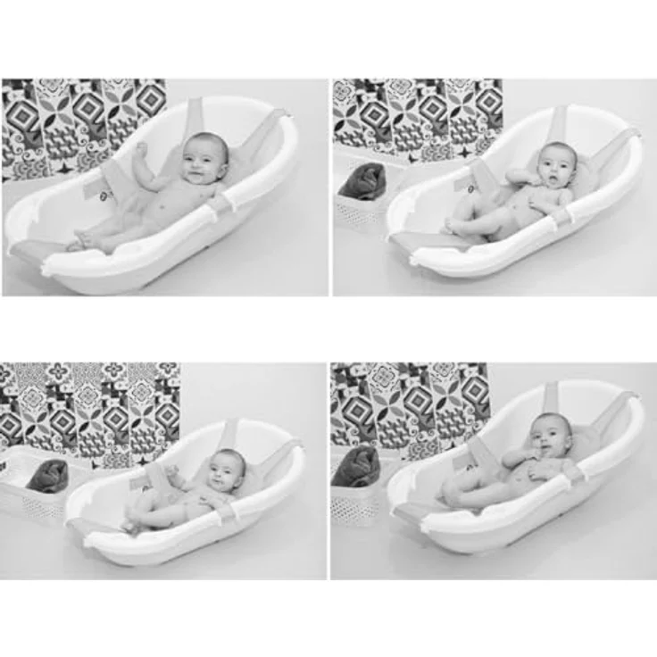 Lorelli Babywannennetz Turtle, Kunststoff Clips, Badewanneneinsatz, ab Geburt pink – Bild 4