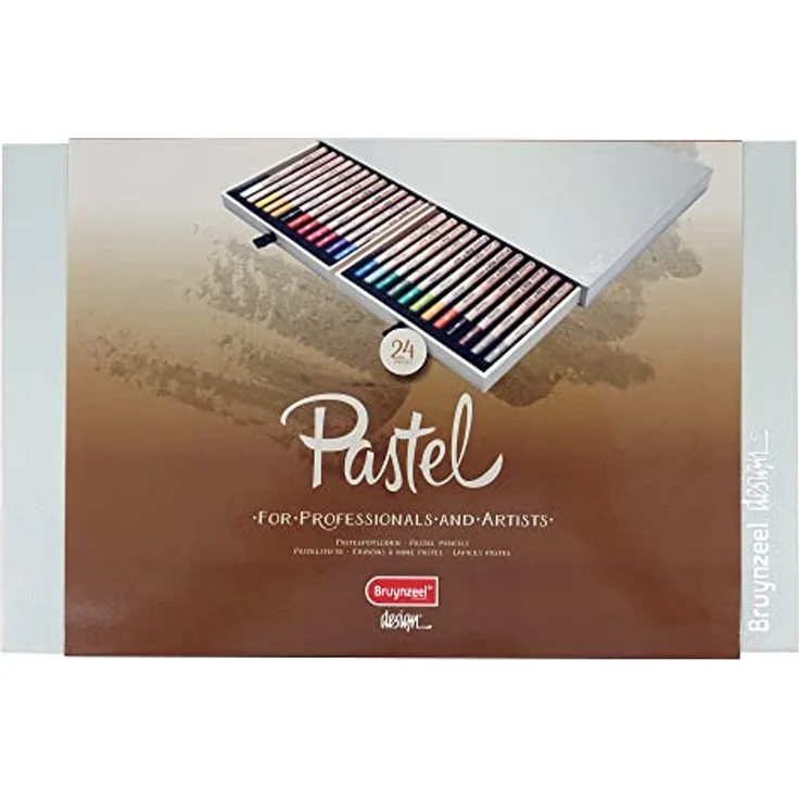 Bruynzeel Design Pastell-Bleistiftbox, 24 Farben (3,80 mm) für kreatives Zeichnen und Malen – Bild 4