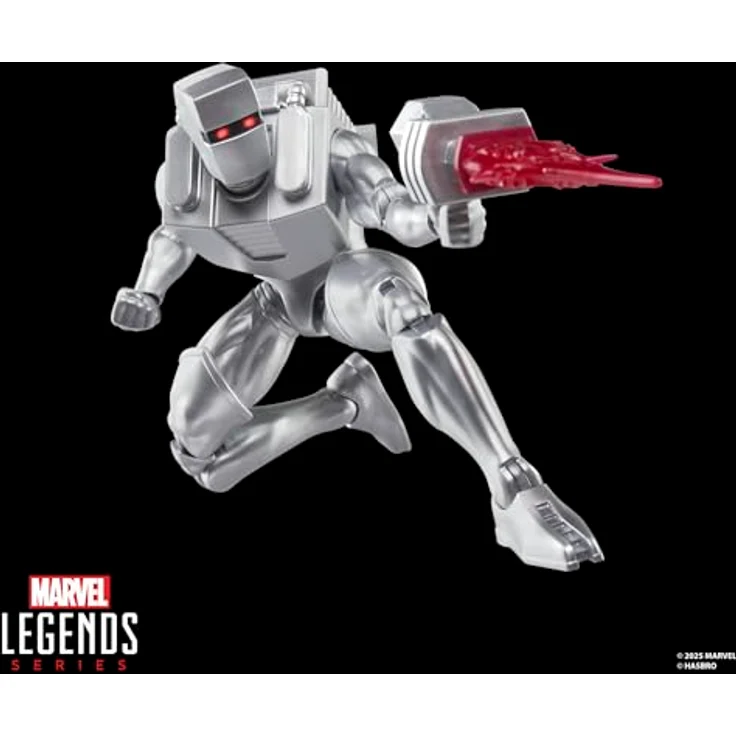 Marvel Legends Series Rom: Spaceknight Action-Figur, 15 cm, silber-glänzende Rüstung, 6 Accessoires, über 20 bewegliche Punkte – Bild 5