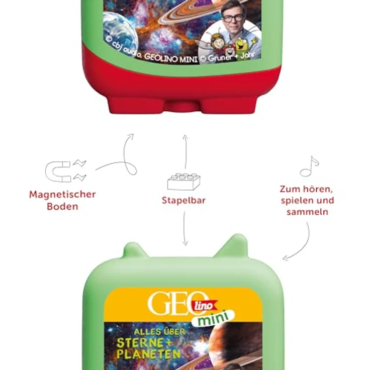 tonies Hörspielfigur Clever Tonie Geolino - Set - Natur, Meere, Sterne, Arktis & Antarktis, 4er Pack – Bild 5