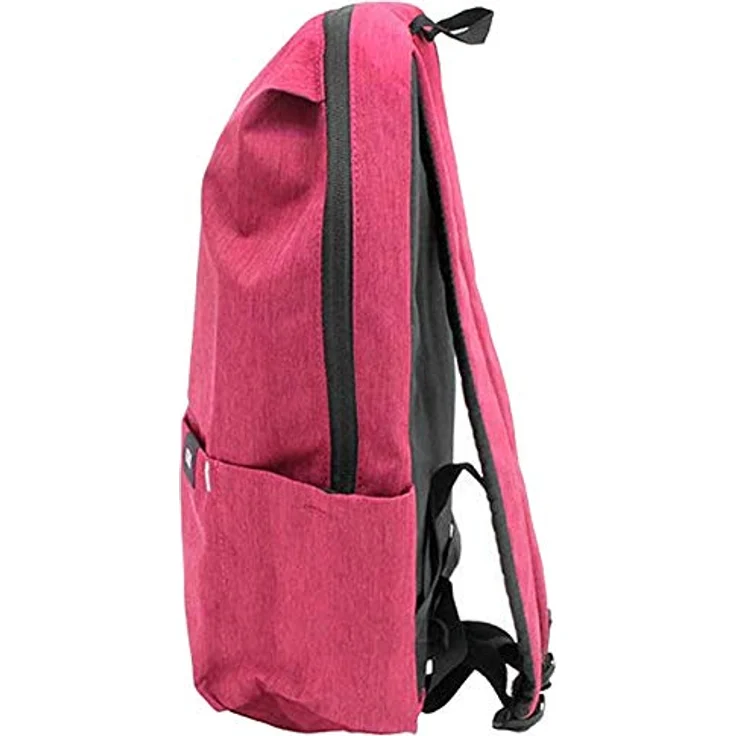 Xiaomi Mi Casual Daypack Wasserdichter Unisex Rucksack (Wasserschutzklasse IPX4, 10 Liter Stauvolumen, 1 Hauptfach, 4 Außenfächer, hochwertige YKK Reißverschlüsse, Leichtgewicht: 165g) Pink (Magenta) – Bild 2