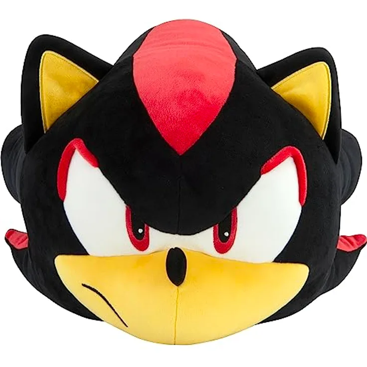 Tomy Sonic The Hedgehog Mocchi-Mocchi Plüschfigur Mega - Shadow, 40 cm, aus weichem hochwertigem Material für Komfort und Dekoration