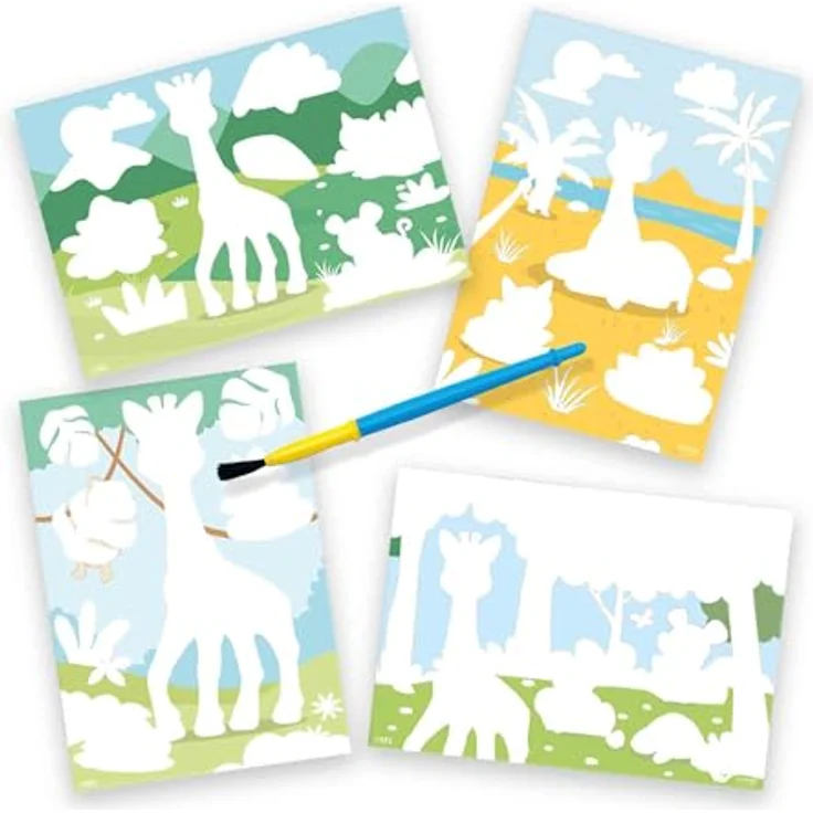 SES Creative My First - Sophie la girafe - Wasser-Malset mit 4 Bildern und sicherem Pinsel – Bild 2