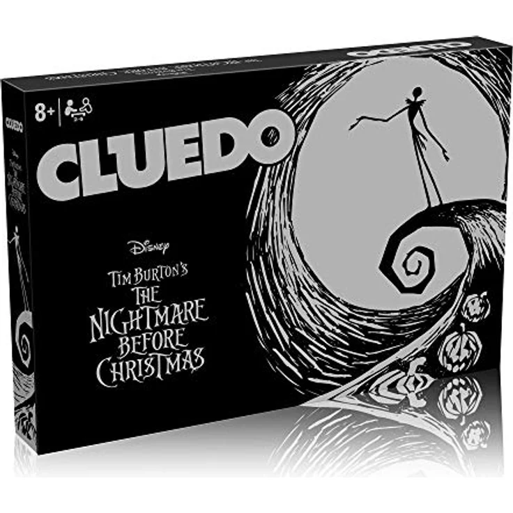 Winning Moves Cluedo Nightmare before Christmas, Brettspiel mit abenteuerlicher Suche und atmosphärischen Städten – Bild 1