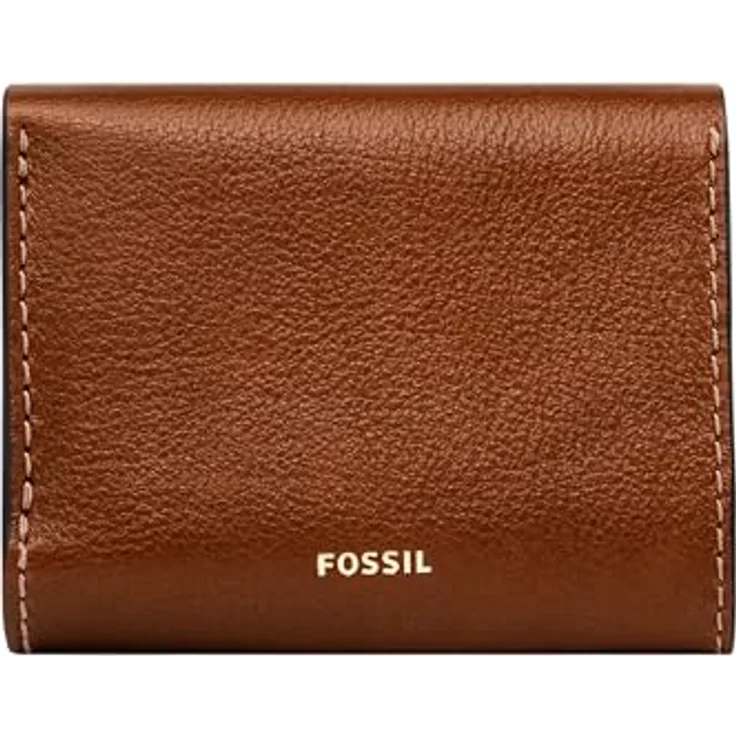 Fossil Heritage Kreditkartenetui aus Leder, 10 cm, braun, handlich mit Druckknopf – Bild 2