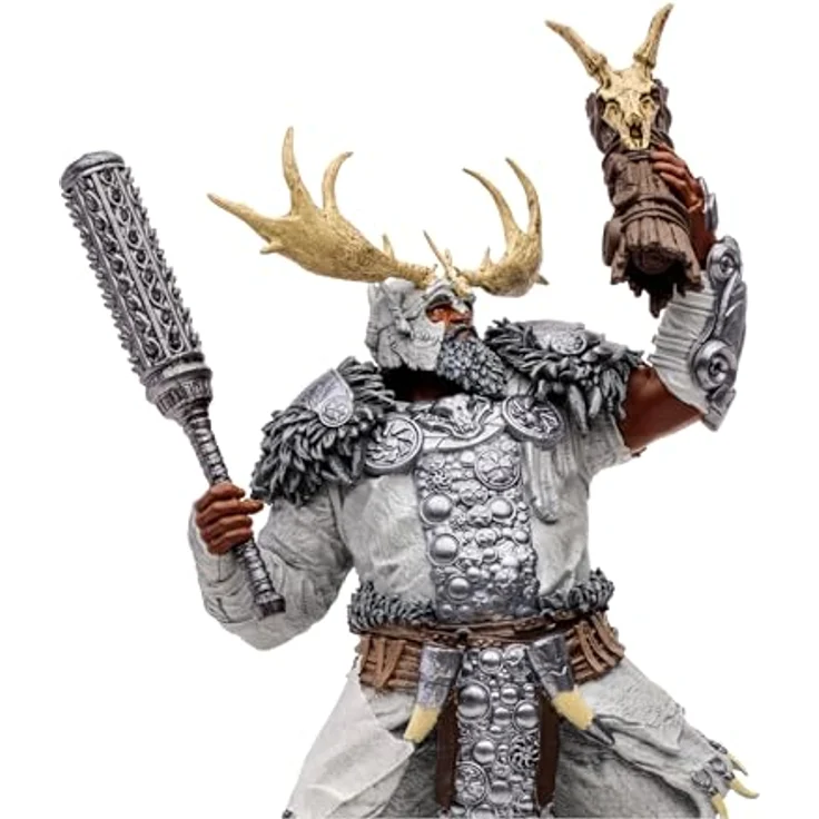 McFarlane Diablo 4 Actionfigur Druid (Epic), 15 cm mit Base und Sammelkarte, detailreich und beweglich – Bild 3