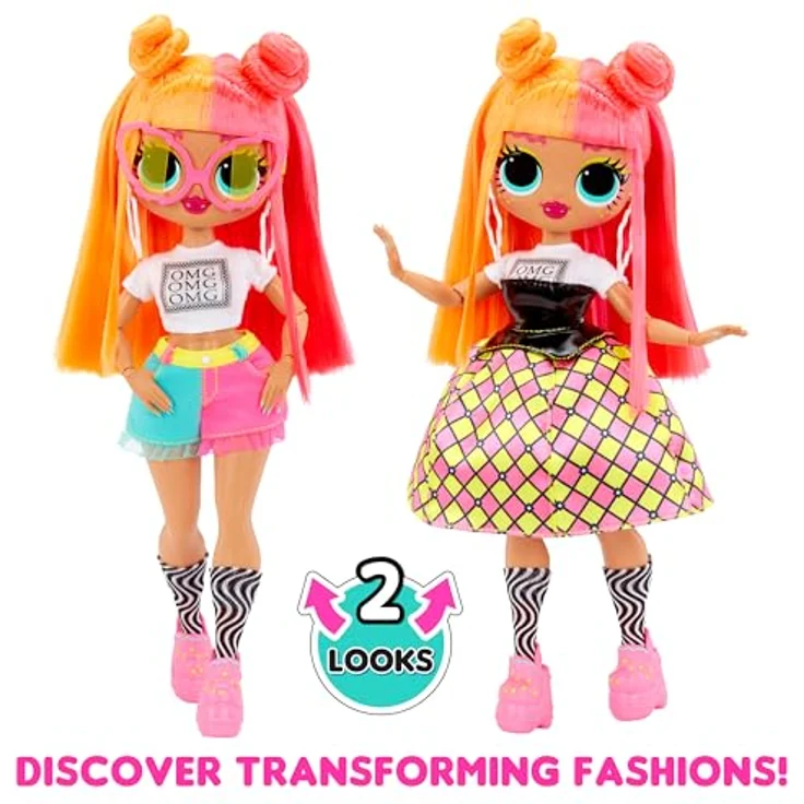 L.O.L. SURPRISE! Anziehpuppe L.O.L. Surprise OMG HoS Doll - Neonlicious mit über 15 Überraschungen - Preisvergleich – Bild 2
