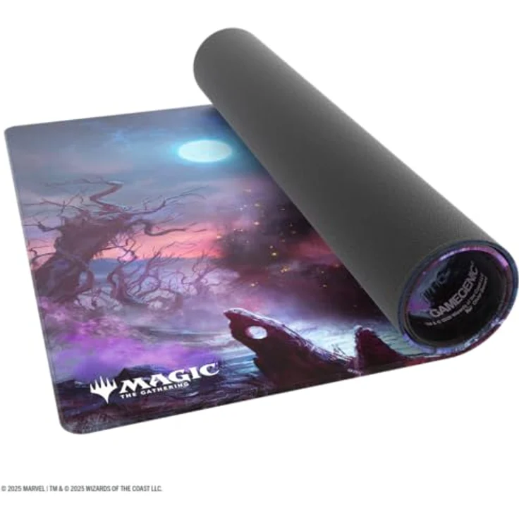 Gamegenic | Magic: The Gathering | Lorwyn Eclipsed Shiny Playmat - Moonshadow, glänzende Spielematte für Kartenspiele – Bild 4