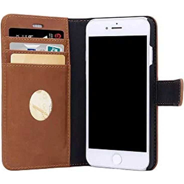 RADICOVER - Radiationprotection Wallet Leder iPhone 6/7/8 - Braun – Bild 4
