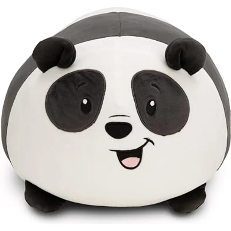 NICI Kuscheltier Chill Panda 30x34cm - schwarz - aus weichem Plüsch, niedliches Plüschtier zum Kuscheln und Spielen, tolle Geschenkidee – Bild 2