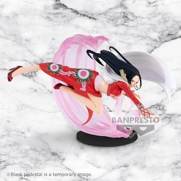 Banpresto One Piece Boa Hancock PVC Figur mit Sammlerständer, lizenziertes Produkt - Bandai Spirits Battle Record Collection (TBA) – Bild 3