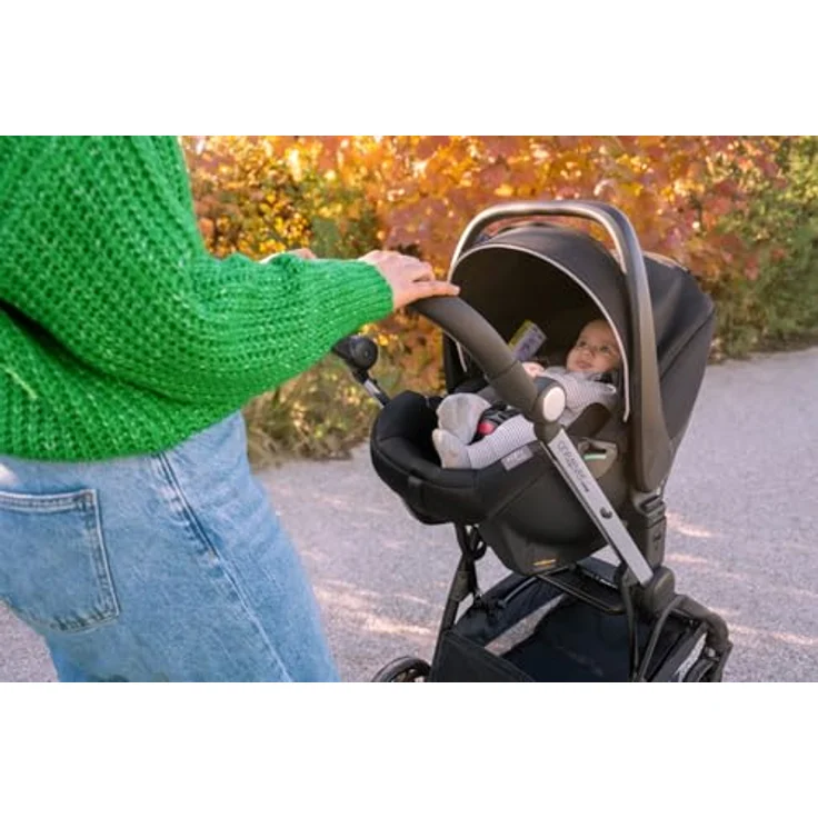 Chicco One4Ever Lounge, Faltbarer Kinderwagen von 0-4 Jahren mit verstellbarer Rückenlehne, automatischem 1-Schritt-Verschluss, max. 22kg, natürliche Bambusstoffe, elegantes Design – Bild 5