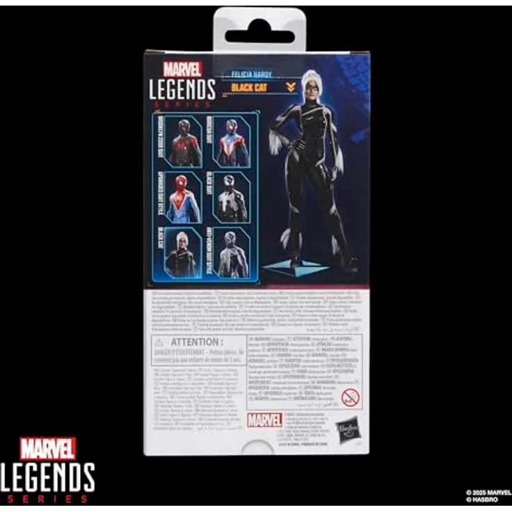 Hasbro Marvel Legends Spider-Man 2, Felicia Hardy Black Cat Actionfigur 15 cm, vollbeweglich mit 3 Accessoires – Bild 12