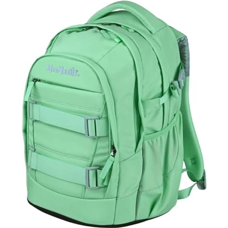 McNeill Schulranzen Luca 2.0 (2-tlg), Polyester, mint, 3 Hauptfächer, ergonomisches Rückensystem, Laptopfach, 28 l Volumen – Bild 5