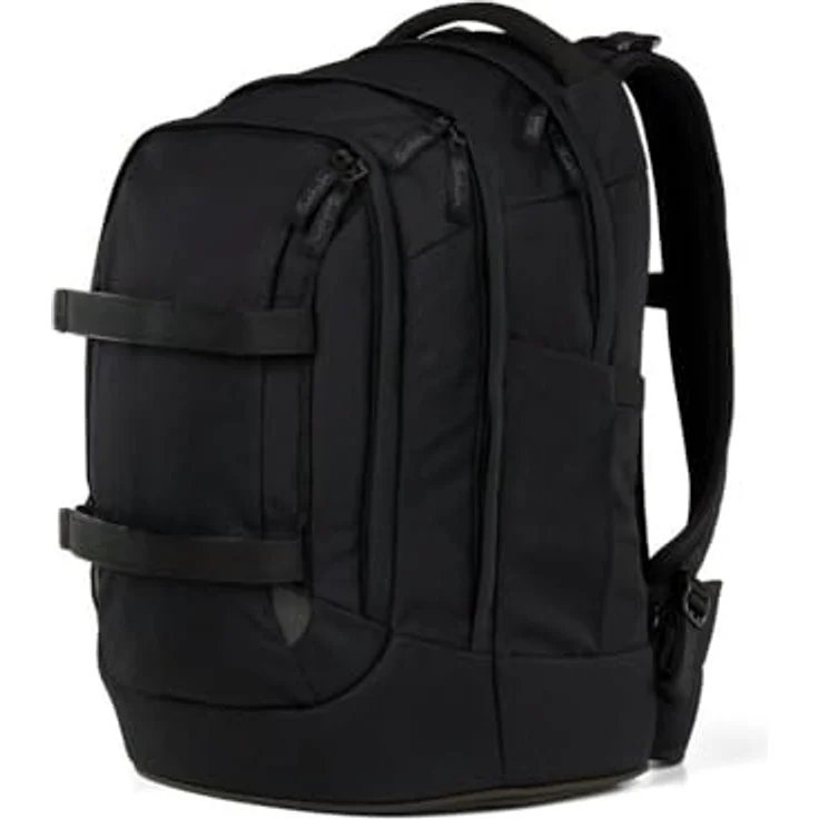 Satch pack Schulrucksack Set 2tlg. inkl. Schlamperbox (Blackjack), innovatives 3D Soft-Mesh Rückensystem, 30 Liter Volumen – Bild 5