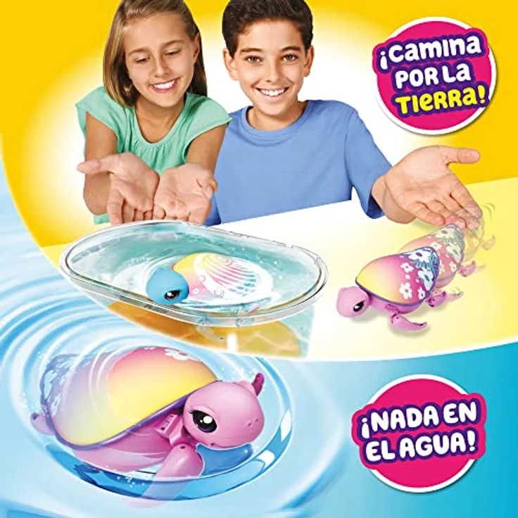 Little Live Pets - Molonas Ripswirl, interaktives Haustier, das im Wasser schwimmt und Sich wie EIN echtes Tier auf der Erde bewegt, Spielzeug für Jungen und Mädchen ab 5 Jahren, berühmt (LPU08100) – Bild 5