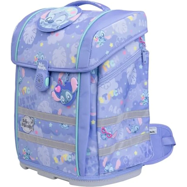 McNeill Schulranzen-Set PERFECTO 5tlg. Disney, geräumig, wasserabweisend, mit ergonomischem Rückensystem und reflektierenden Elementen, Motive von Disney – Bild 4