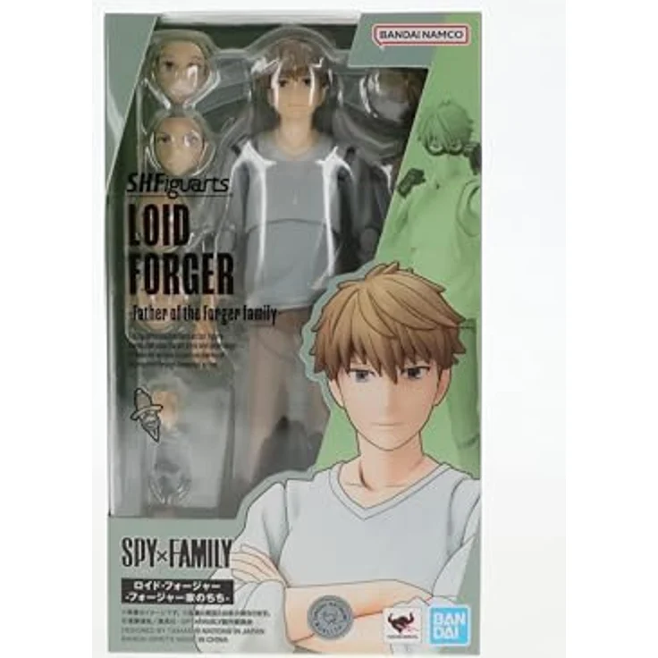 TAMASHII NATIONS BANDAI Spy x Family Figur S.H. Figuarts Loid Forger Vater der Fälscherfamilie 17 cm, Strapazierfähige Sammelfigur in guter Qualität – Bild 2