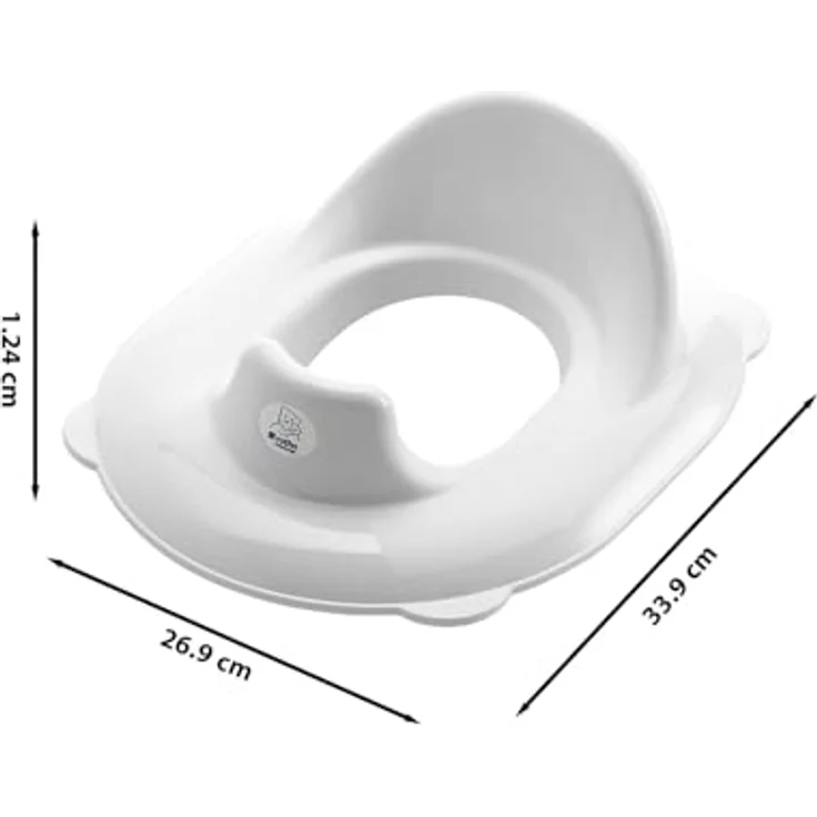 Rotho Babydesign Toilettenaufsatz Toilettentrainer Toilettensitz Kleinkind TOP recycelt (Kunststoff) weiss – Bild 2