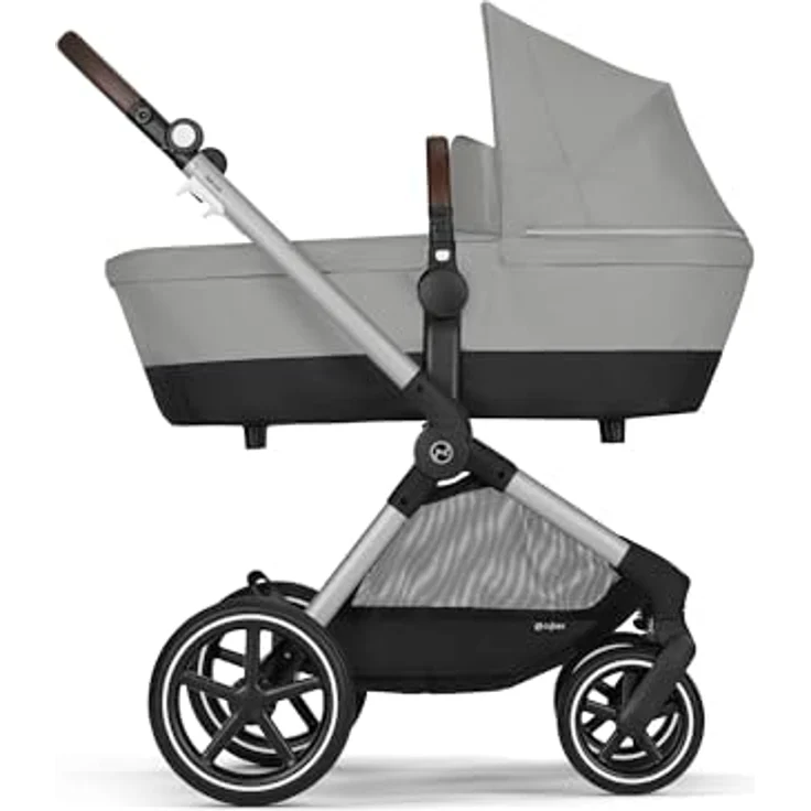 Cybex Gold Kinderwagen EOS Lux 2-in-1, Reisesystem, Stone Grey, ab Geburt bis 22 kg – Bild 4