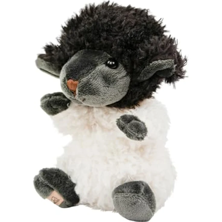 Teddys Rothenburg Bukowski Schaf Black Sheep, Plüschschaf in schwarz/weiß, 15 cm, handwaschbar bis 30°C, designed in Sweden – Bild 2