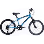 T&Y Trade Kinderfahrrad 20 Zoll Kinder Jungen MTB Mountainbike Fahrrad Rad Bike STONE BLAU, 6 Gang Shimano, Kettenschaltung, Hardtail, Federgabel