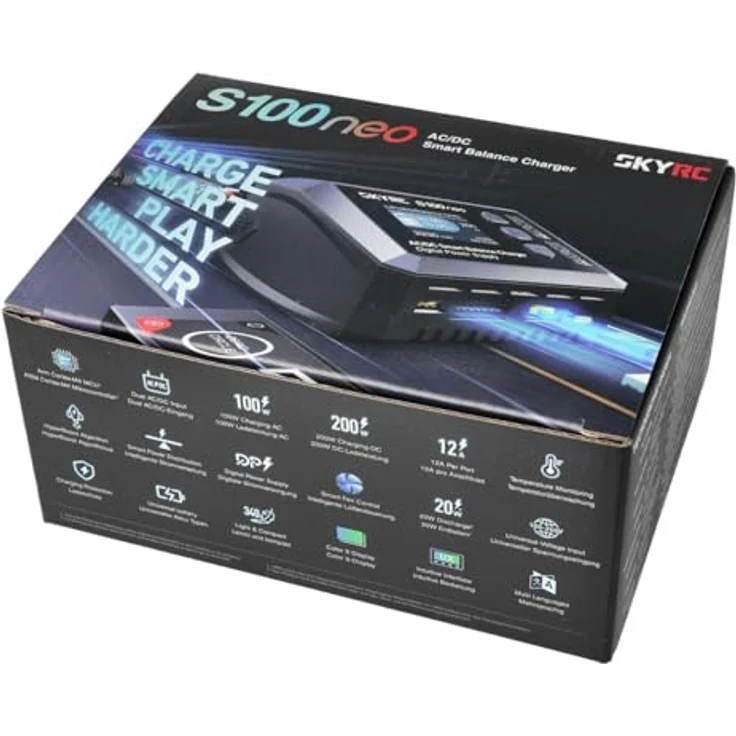 SKYRC S100NEO SMART AC/DC BATTERIELADEGERÄT, vielseitiges Akkuladegerät für ferngesteuerte Fahrzeuge – Bild 4