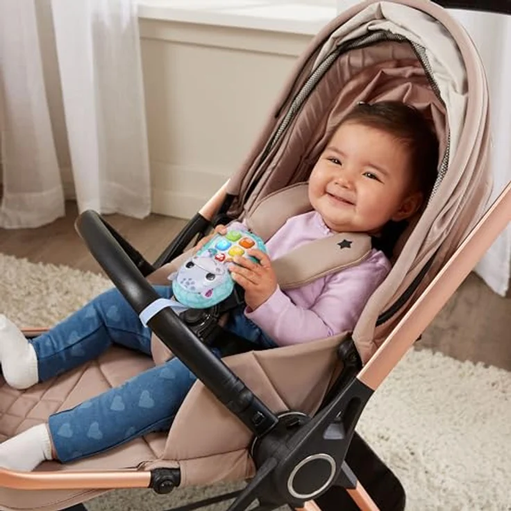 VTech Baby Hippo-Handy – Spielzeugtelefon in Nilpferd-Optik mit 5 Liedern und 15 Melodien - Für Kinder von 6-36 Monaten – Bild 5