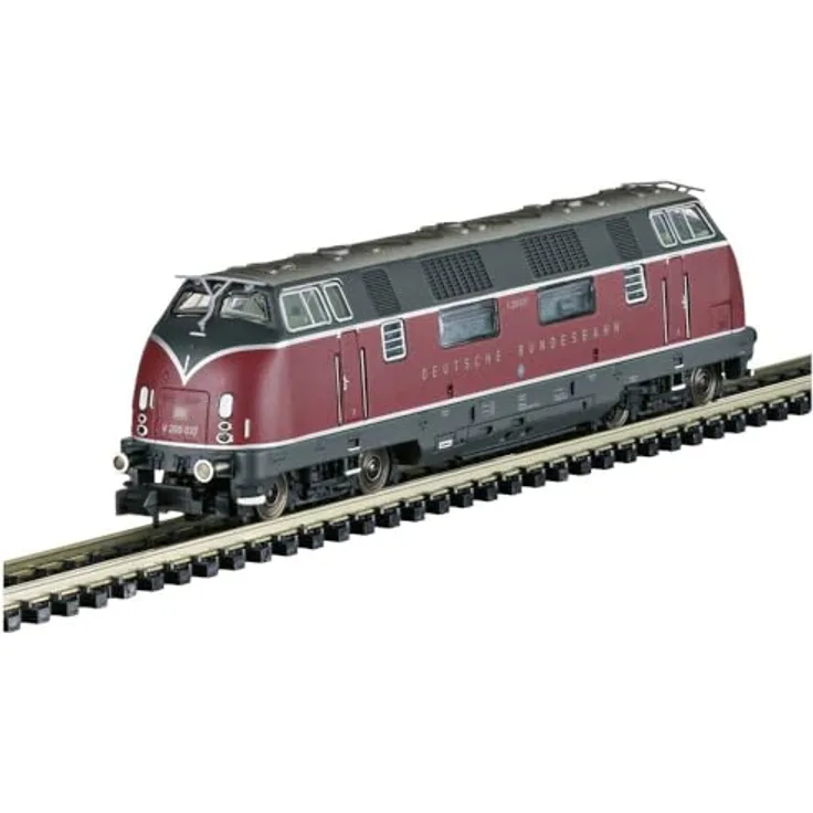 MiniTrix 16227 N Diesellok BR V200 der DB, Modelleisenbahn mit warmweißen LEDs und Digital-Sound - Preisvergleich
