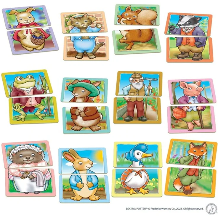 Orchard Peter Rabbit Heads & Tails, Zuordnungsspiel für Kleinkinder mit Charakteren aus der Peter Rabbit Geschichte, geeignet ab 18 Monaten – Bild 7