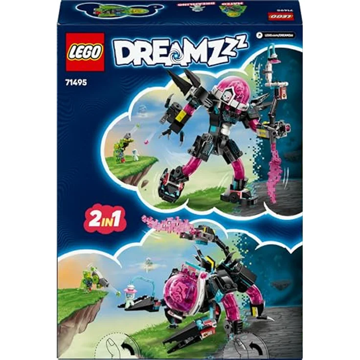 LEGO DREAMZzz 71495 Mateo vs. Cyberhirn-Mech, 2-in-1 Bausatz mit Shooter und Mega-Glibber-Kanone, Mehrfarbig, 368 Teile – Bild 8