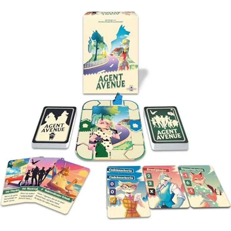 Pegasus Spiele Agent Avenue, Brettspiel für spannende Spionageaktivitäten, deutsch – Bild 5