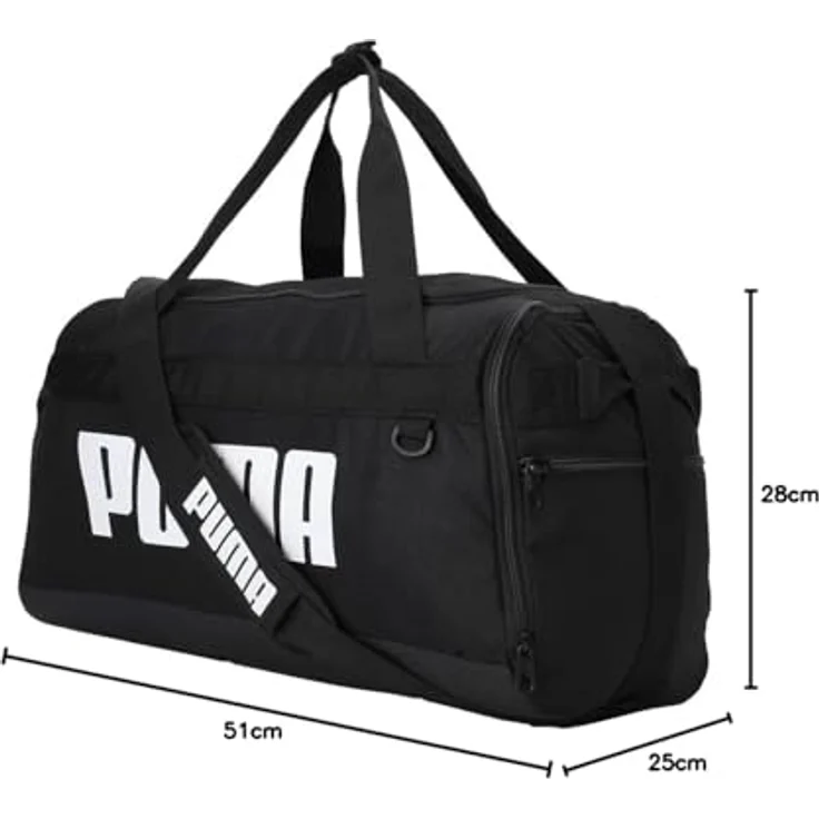 PUMA Sporttasche CHALLENGER DUFFEL BAG S, praktisch und leicht, schwarz – Bild 8
