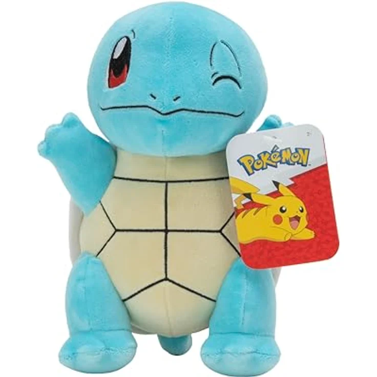 Pokémon Schiggy Plüsch, 20 cm aus super weichem Material, offizielles Produkt – Bild 5