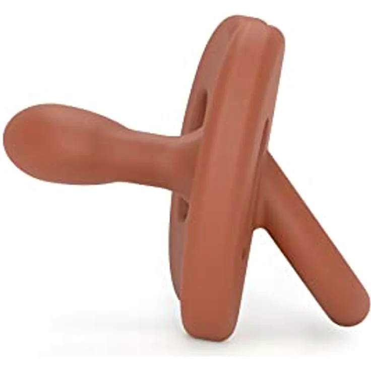 Suavinex, Schnuller aus Silikon, für Babys 0-6 Monate, Schnuller mit physiologischem Sauger Sx Pro, Symmetrisch, Superweich und Flexibel, Einschlafschnuller, Colour Essence, Orange – Bild 2