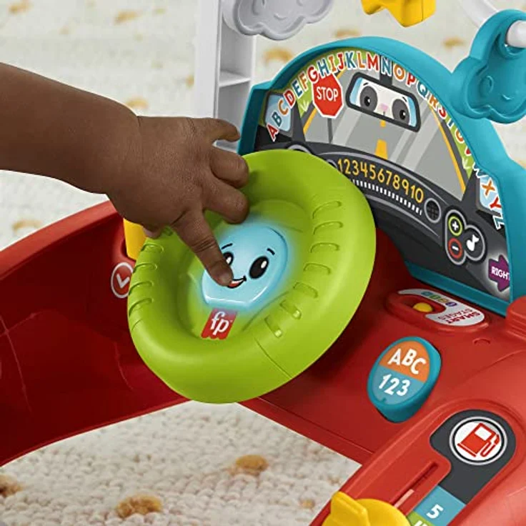 Mattel Evolutionärer Aktivitätswalker, Lauflernhilfe mit 360 Spielen und 100 Melodien, geeignet für Sitzen, Stehen und Gehen – Bild 3