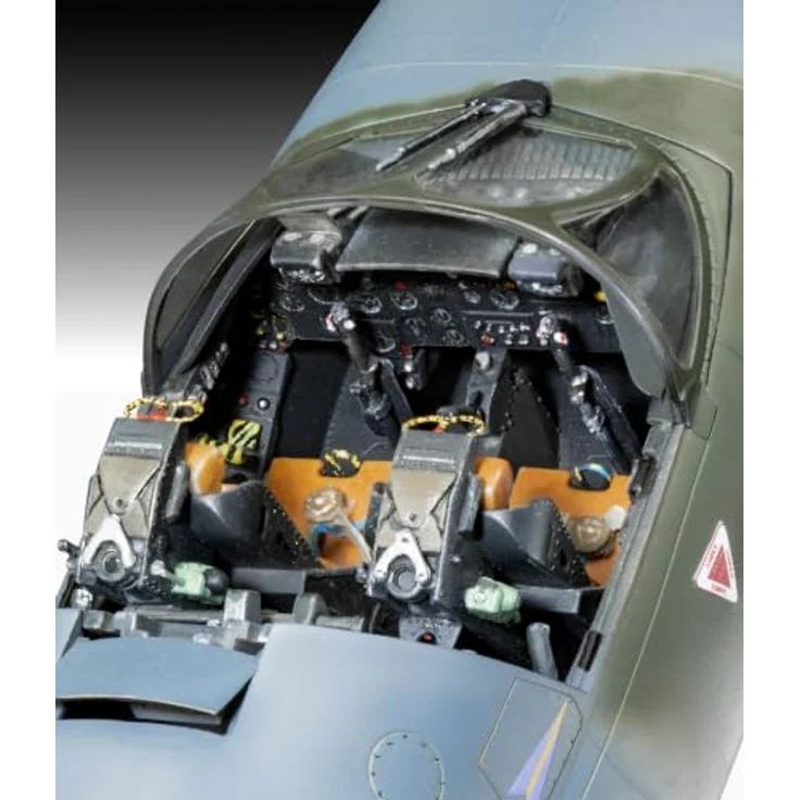 Revell Modellbau Hawker Hunter T.7/T.7A, Modellflugzeug im Maßstab 1:32 mit detailliertem Cockpit und authentischen Bemalungsvarianten der RAF und niederländischen Luftwaffe – Bild 3