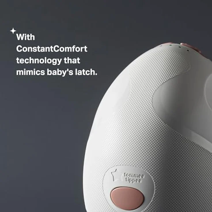 Tommee Tippee Made for Me, Elektrische tragbare Milchpumpe, freihändig, 1 Massage- und 8 Express-Modi, 4 Stunden Akkulaufzeit, leise und kompakt – Bild 4