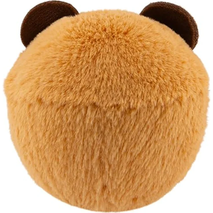 TY Barry Capybara Bouncer Plush, weiches rundes Kapybara-Kuscheltier mit gesticktem Gesicht, braun, geeignet für Kinder und Sammler ab 3 Jahren – Bild 3