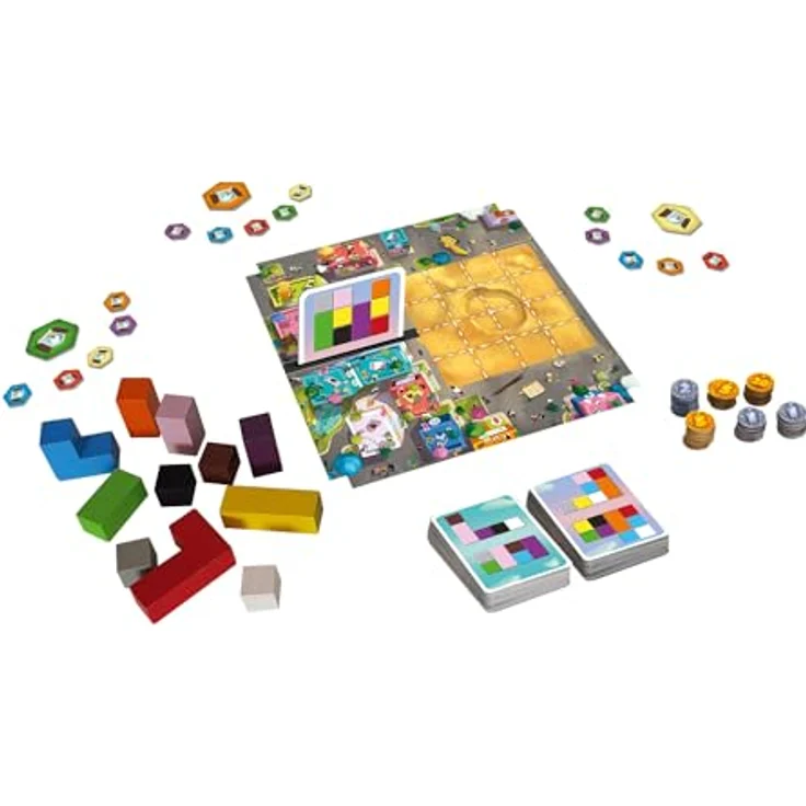 Game Factory 646312 Das verrückte Haus, turbulentes Bauspiel für Erwachsene und Kinder ab 8 Jahren, Familienspiel, für 2-6 Spieler – Bild 5