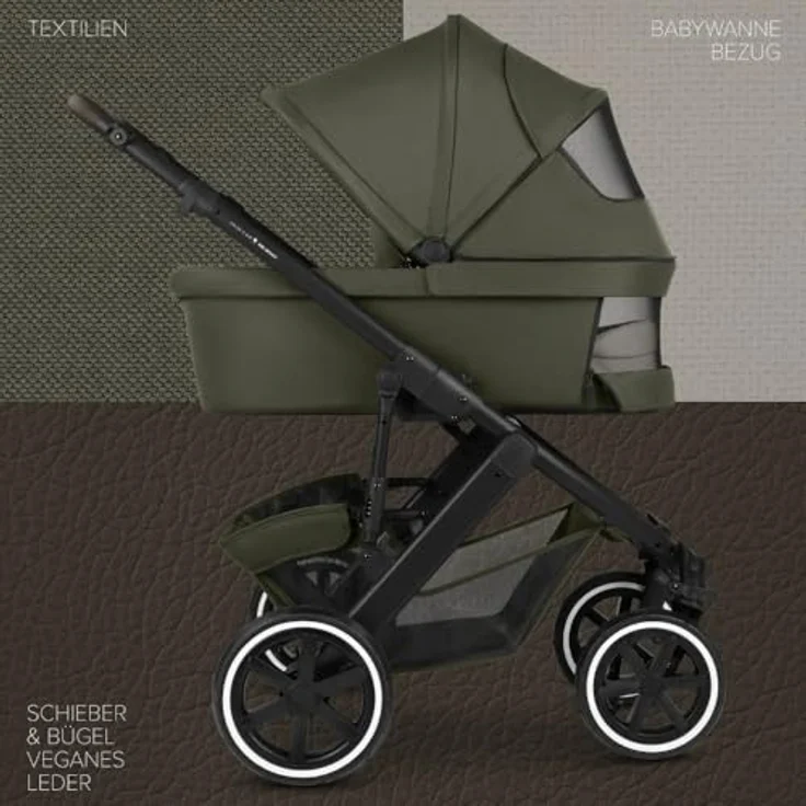 ABC Design Salsa 5 Air - Avocado, Buggy mit großen Luftreifen und integrierter Federung – Bild 2